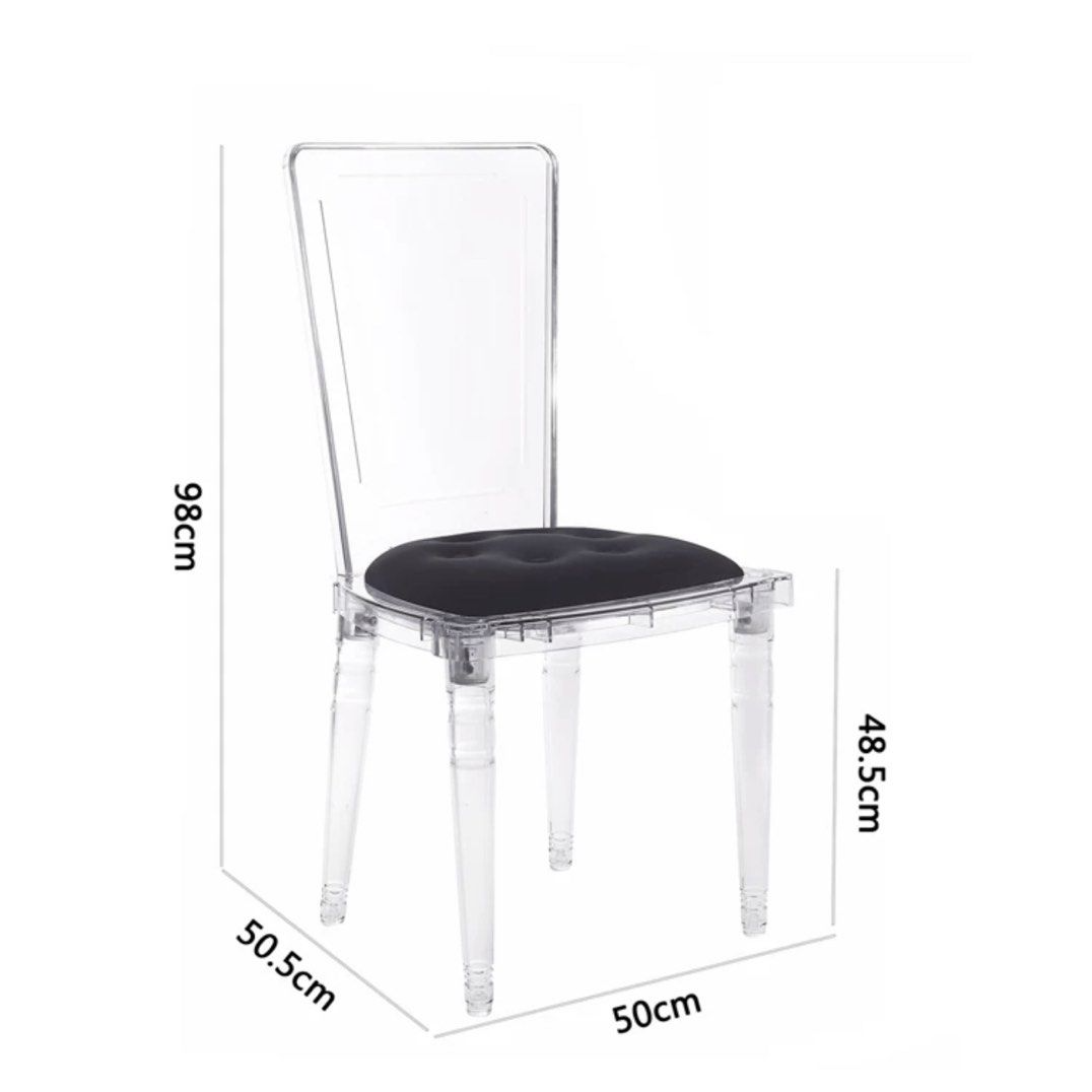 LOIS Victorian Ghost Dining Chair - Radical Homes Singapore