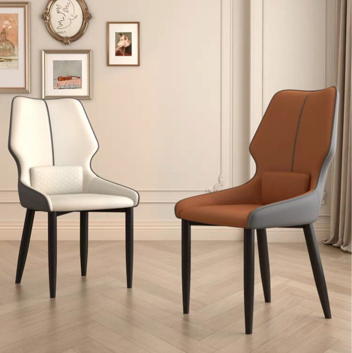 MARRINA Modern Leather Dining Chair