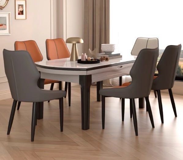 MARRINA Modern Leather Dining Chair