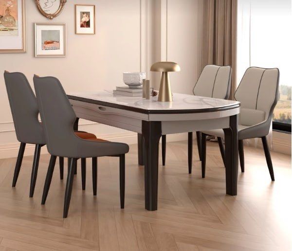 MARRINA Modern Leather Dining Chair