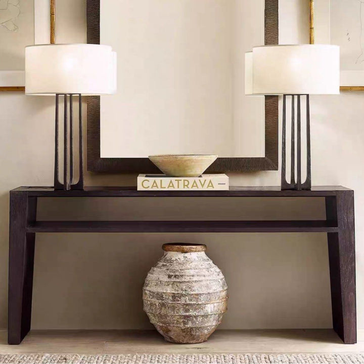 VOGE Vintage Solid Wood Console Table