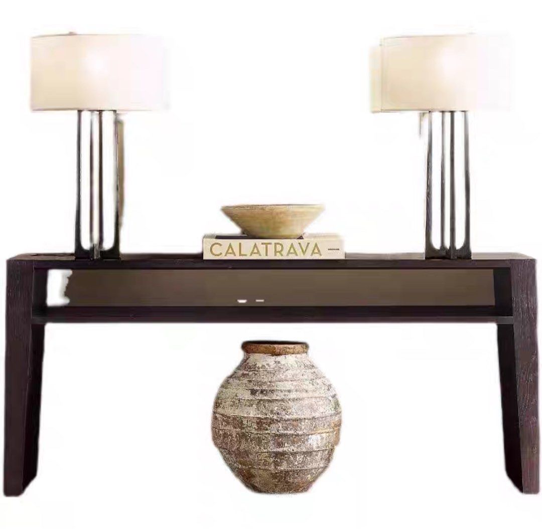 VOGE Vintage Solid Wood Console Table