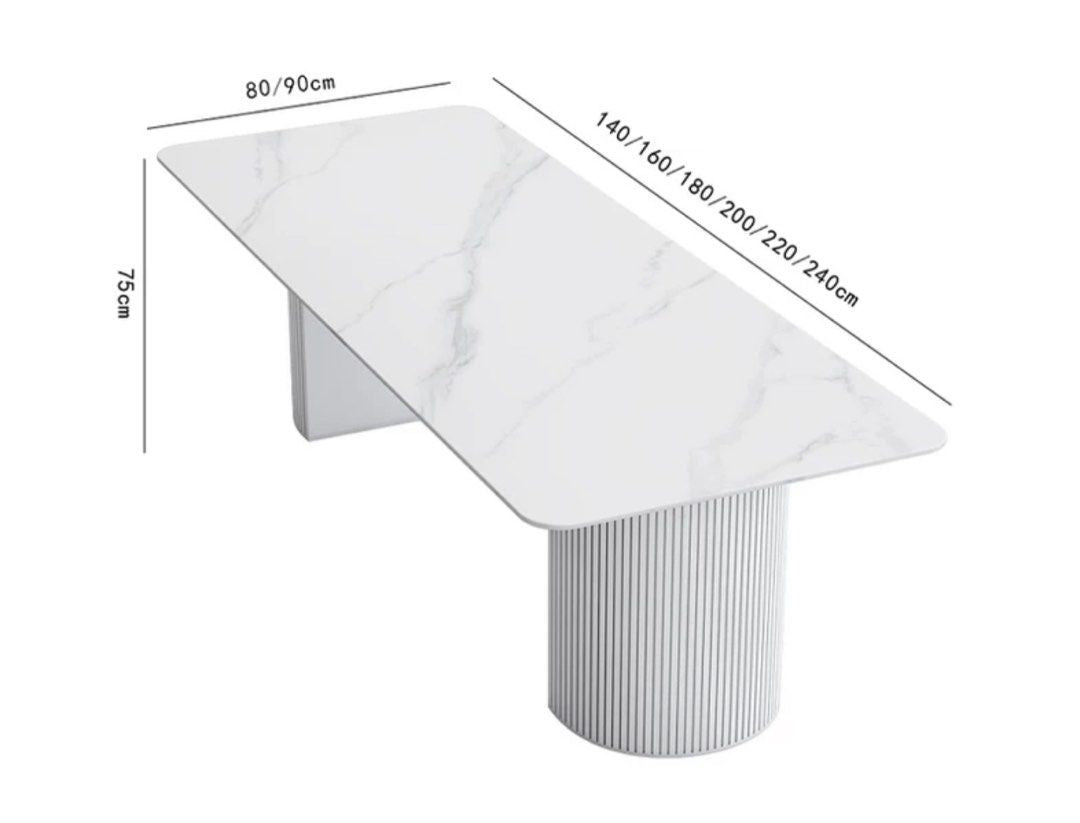 PHILLIP Modern Sintered Stone Office Table