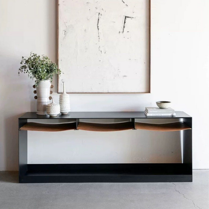 OSMUND Modern Metal Console Table