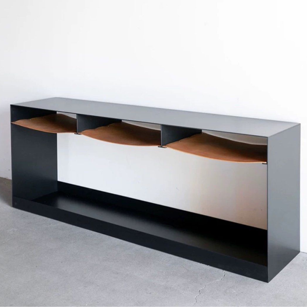 OSMUND Modern Metal Console Table