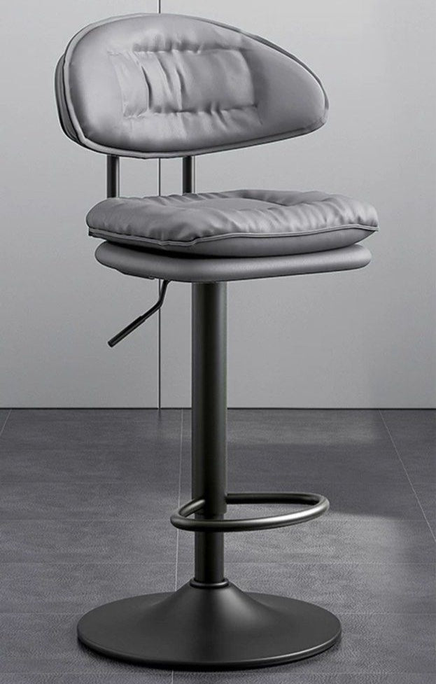 BEELE Modern Leather Bar Stool