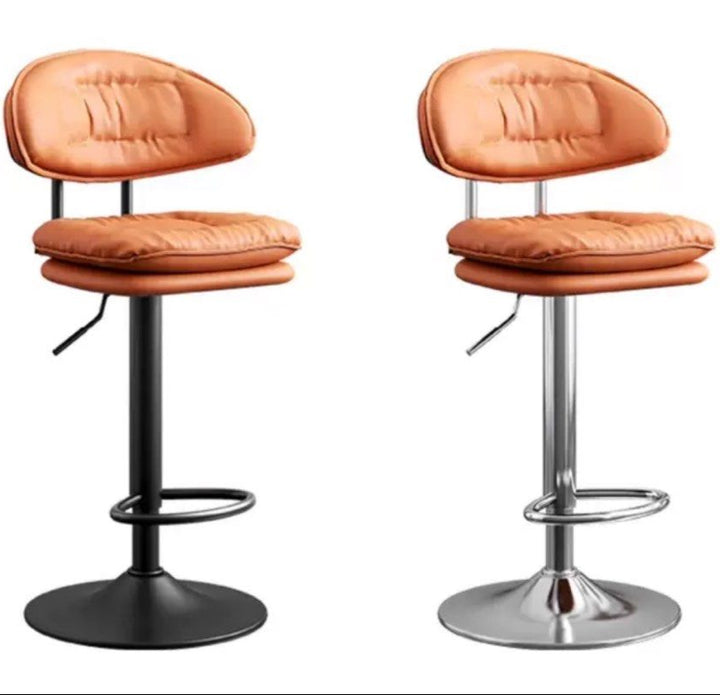 BEELE Modern Leather Bar Stool