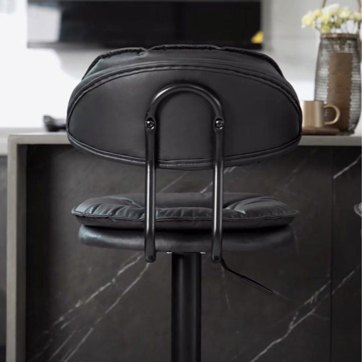 BEELE Modern Leather Bar Stool