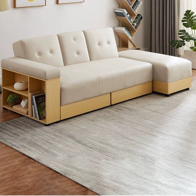 KOHANA Japandi Fabric Sofa Bed