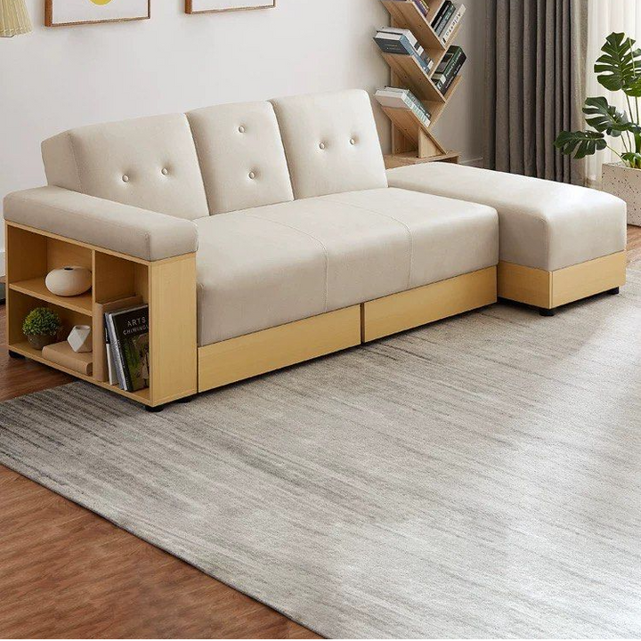 KOHANA Japandi Fabric Sofa Bed