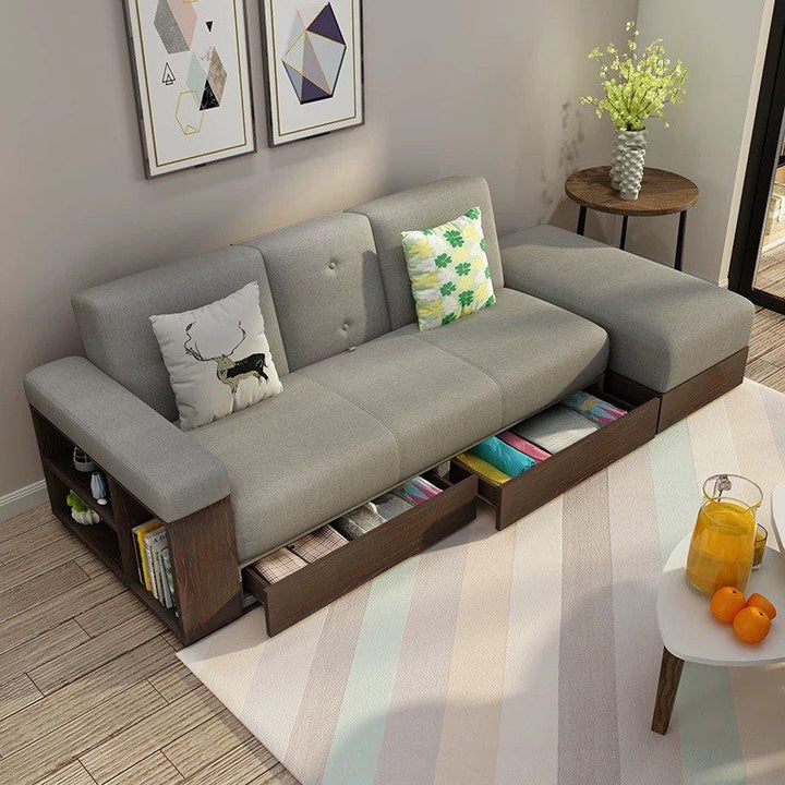 KOHANA Japandi Fabric Sofa Bed