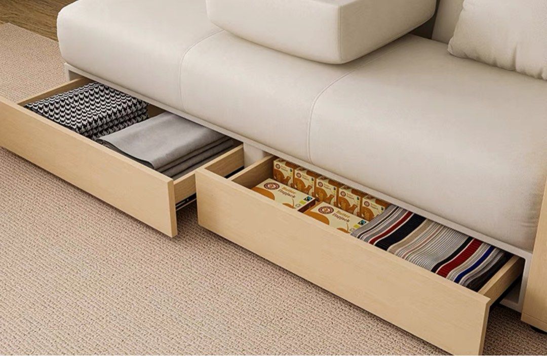 KOHANA Japandi Fabric Sofa Bed