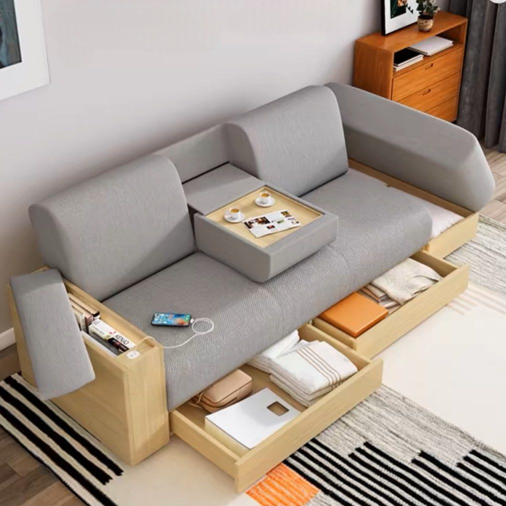 KOHANA Japandi Fabric Sofa Bed