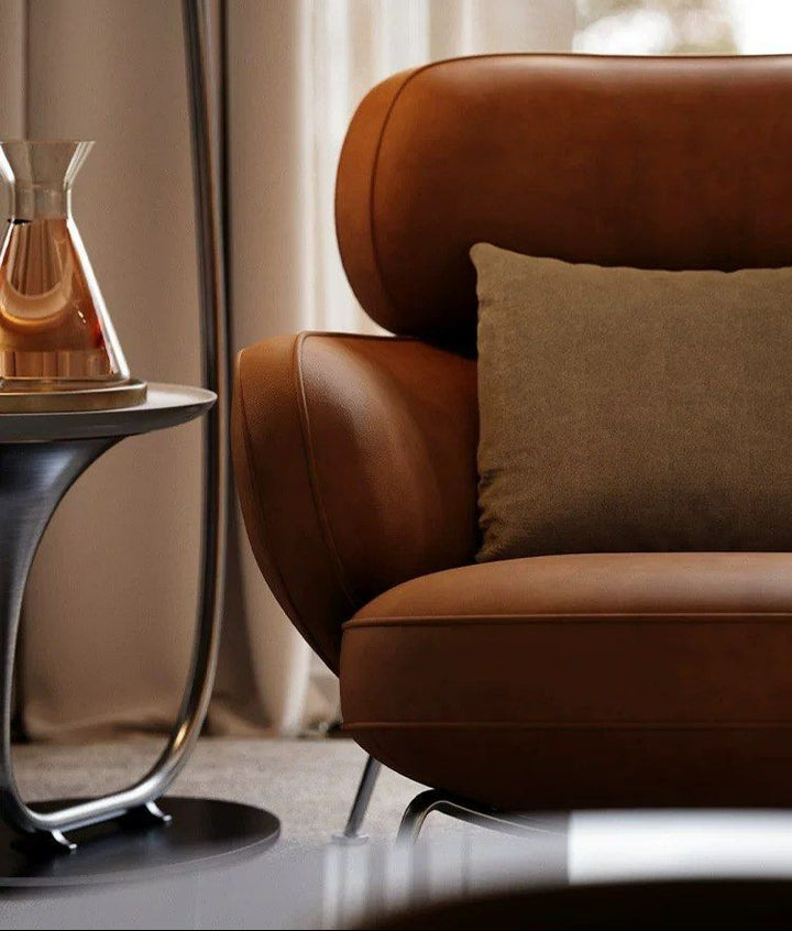 LUNA Modern Leather Leisure Chair