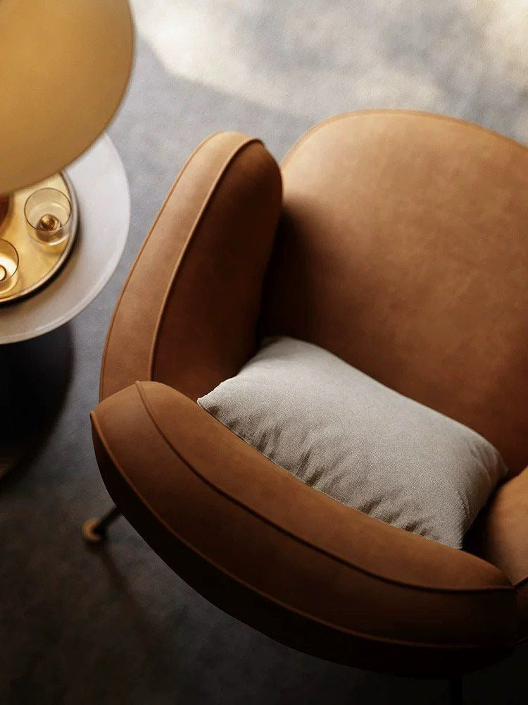 LUNA Modern Leather Leisure Chair
