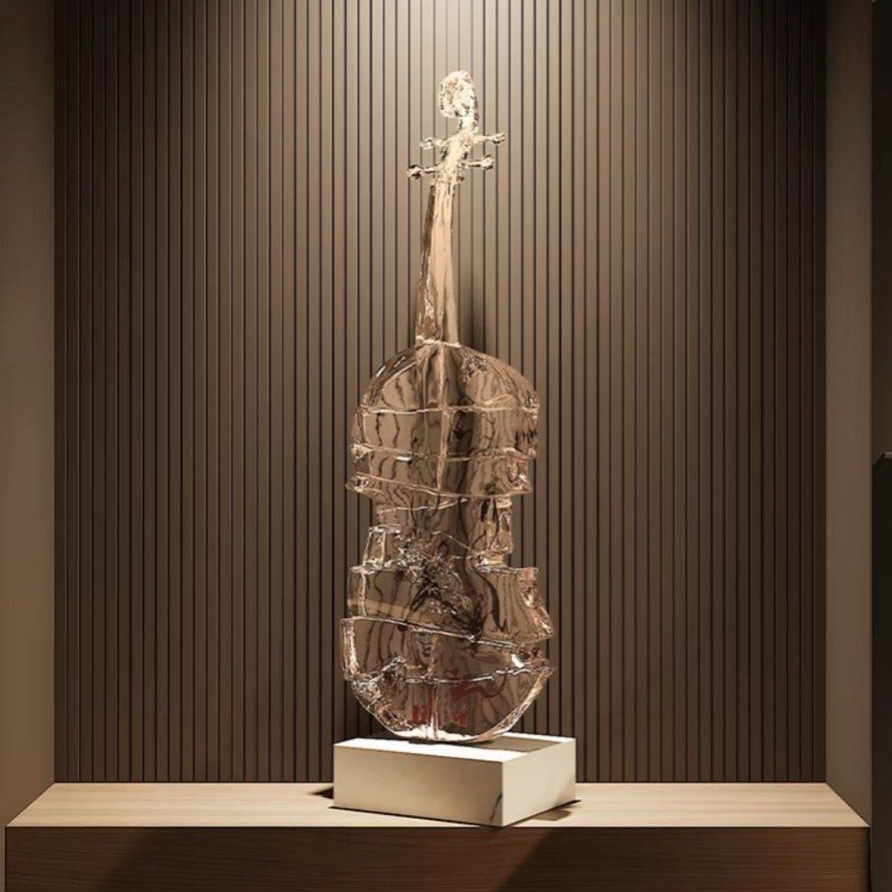 VONTA Modern Abstract Violin Sculpture