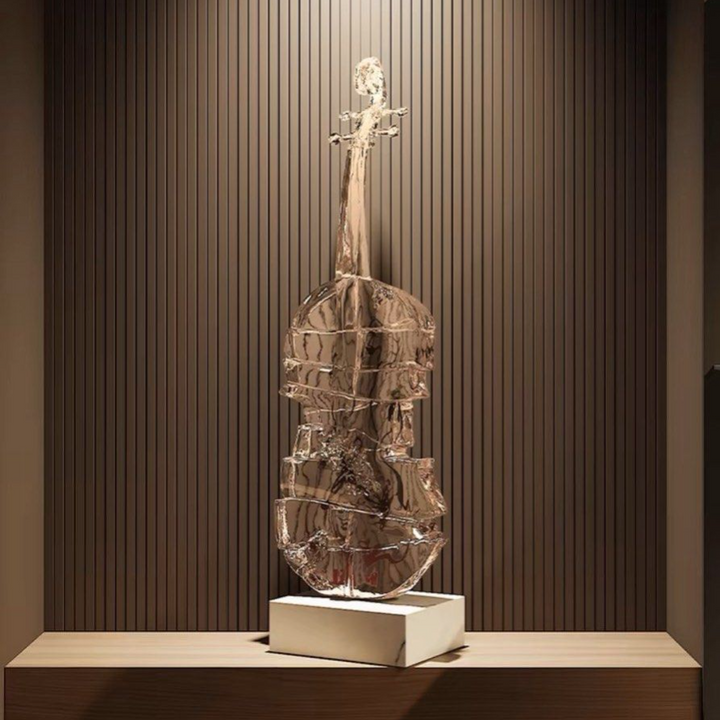 VONTA Modern Abstract Violin Sculpture