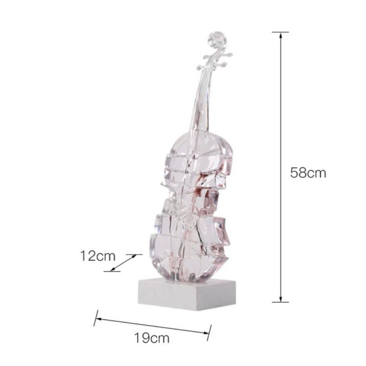 VONTA Modern Abstract Violin Sculpture