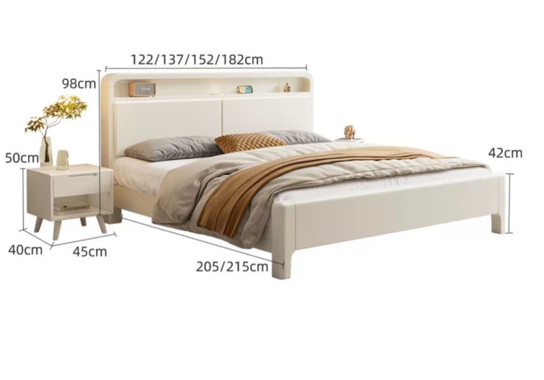 VOTA Modern LED Bedframe