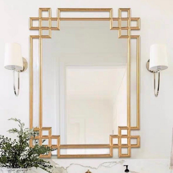 VOXE Gold Wall Mirror