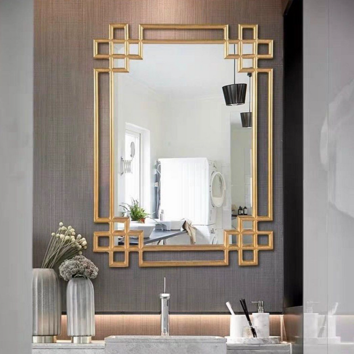 VOXE Gold Wall Mirror