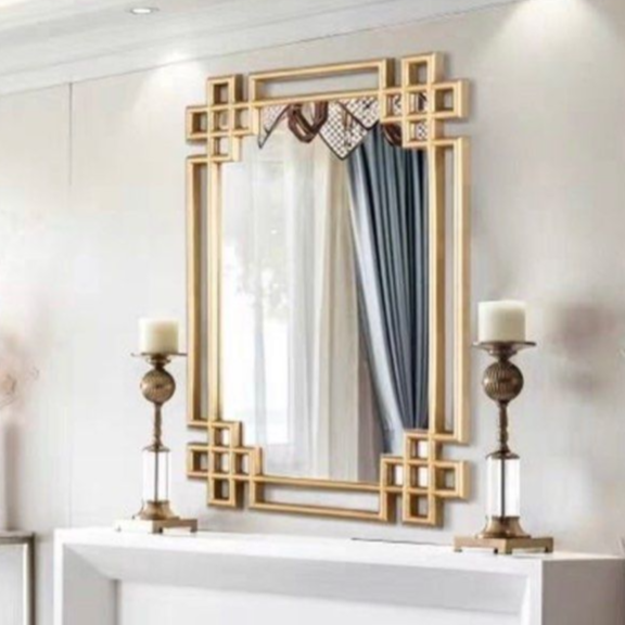 VOXE Gold Wall Mirror