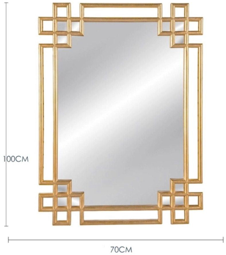 VOXE Gold Wall Mirror