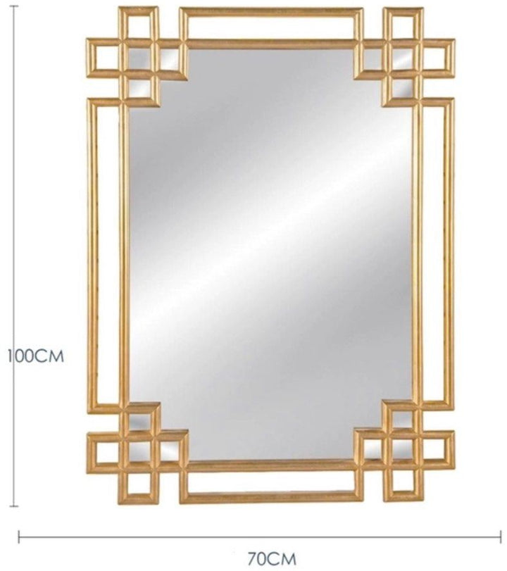 VOXE Gold Wall Mirror