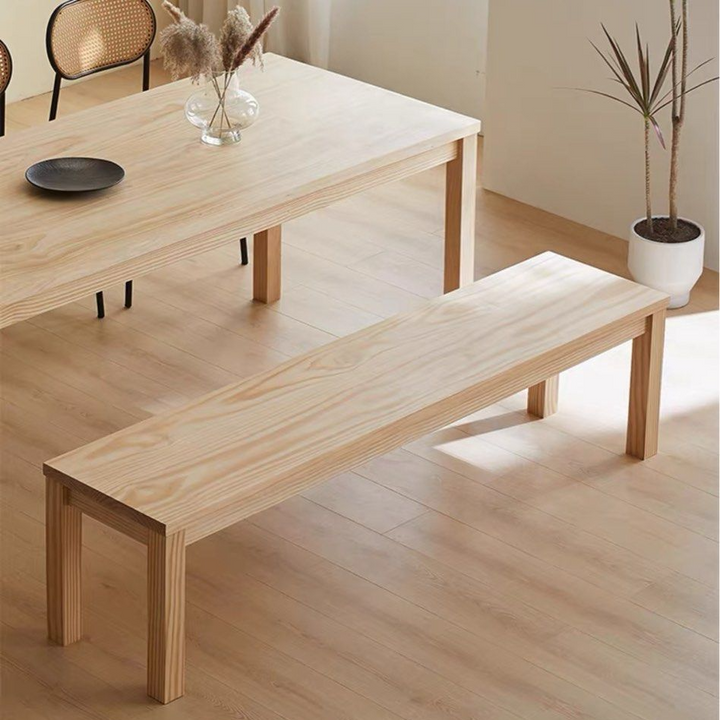 LEILANI Modern Solid Wood Dining Bench
