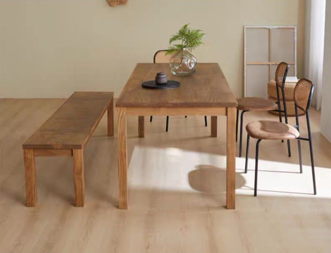 LEILANI Modern Solid Wood Dining Bench