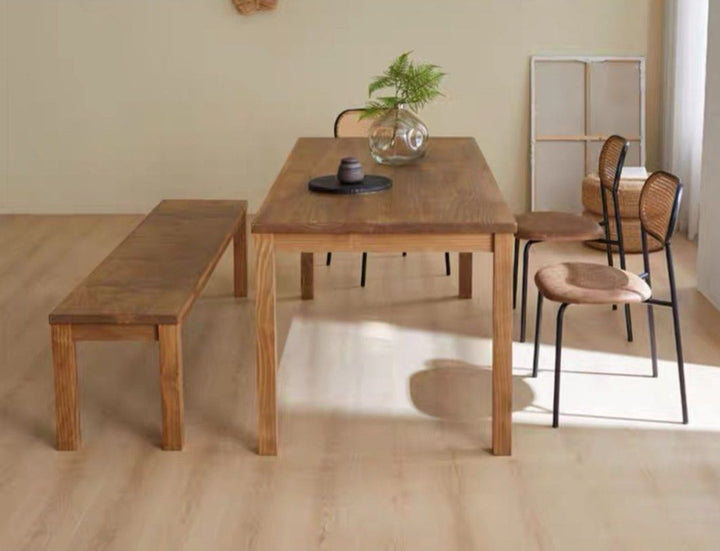 LEILANI Modern Solid Wood Dining Bench