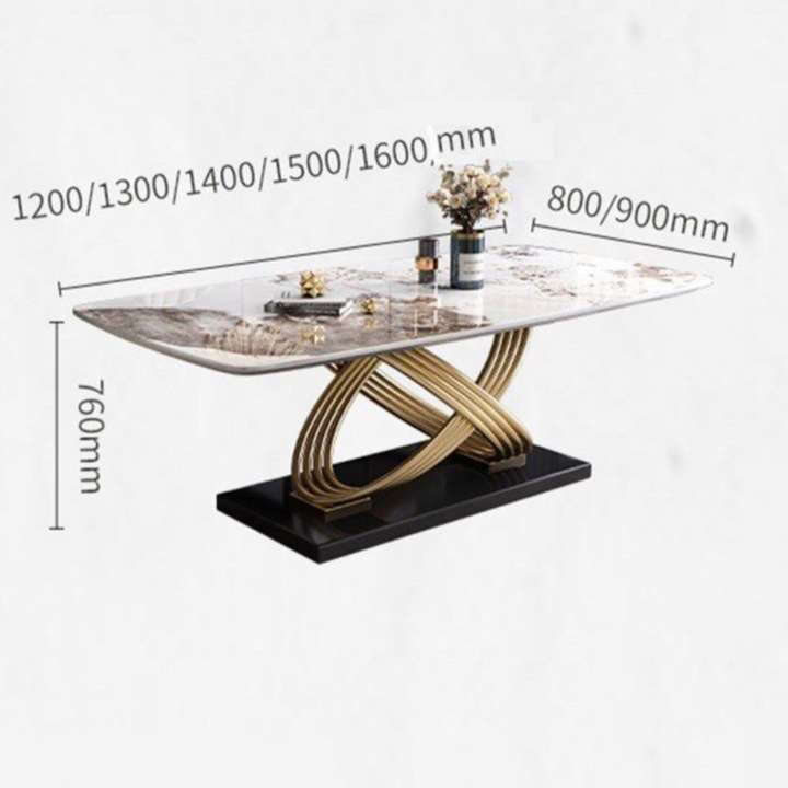 ELISSA Modern Sintered Stone Dining Table