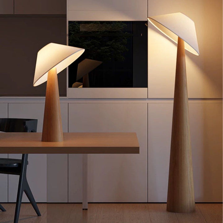 WAREN Modern Table & Floor Lamp
