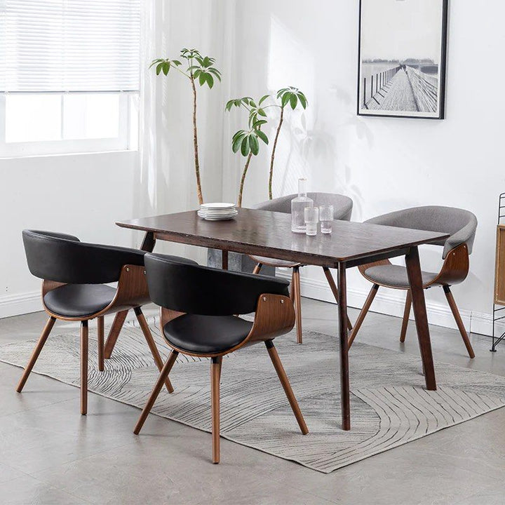 WIZEDZ Wood Tufted Side Chair