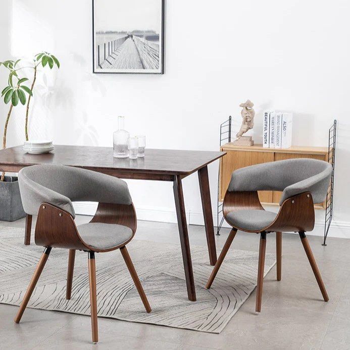 WIZEDZ Wood Tufted Side Chair