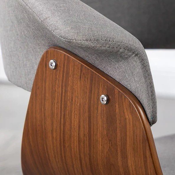 WIZEDZ Wood Tufted Side Chair