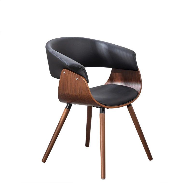 WIZEDZ Wood Tufted Side Chair