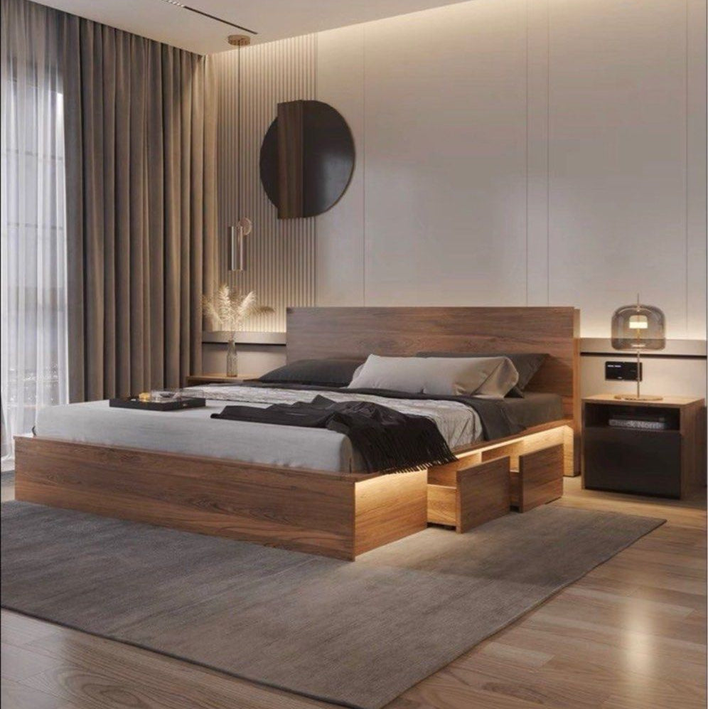 ZAC Japandi Storage Bedframe