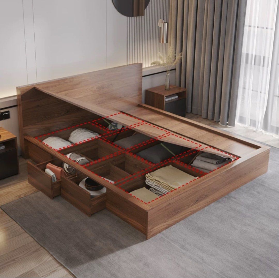 ZAC Japandi Storage Bedframe