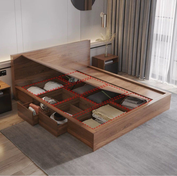 ZAC Japandi Storage Bedframe