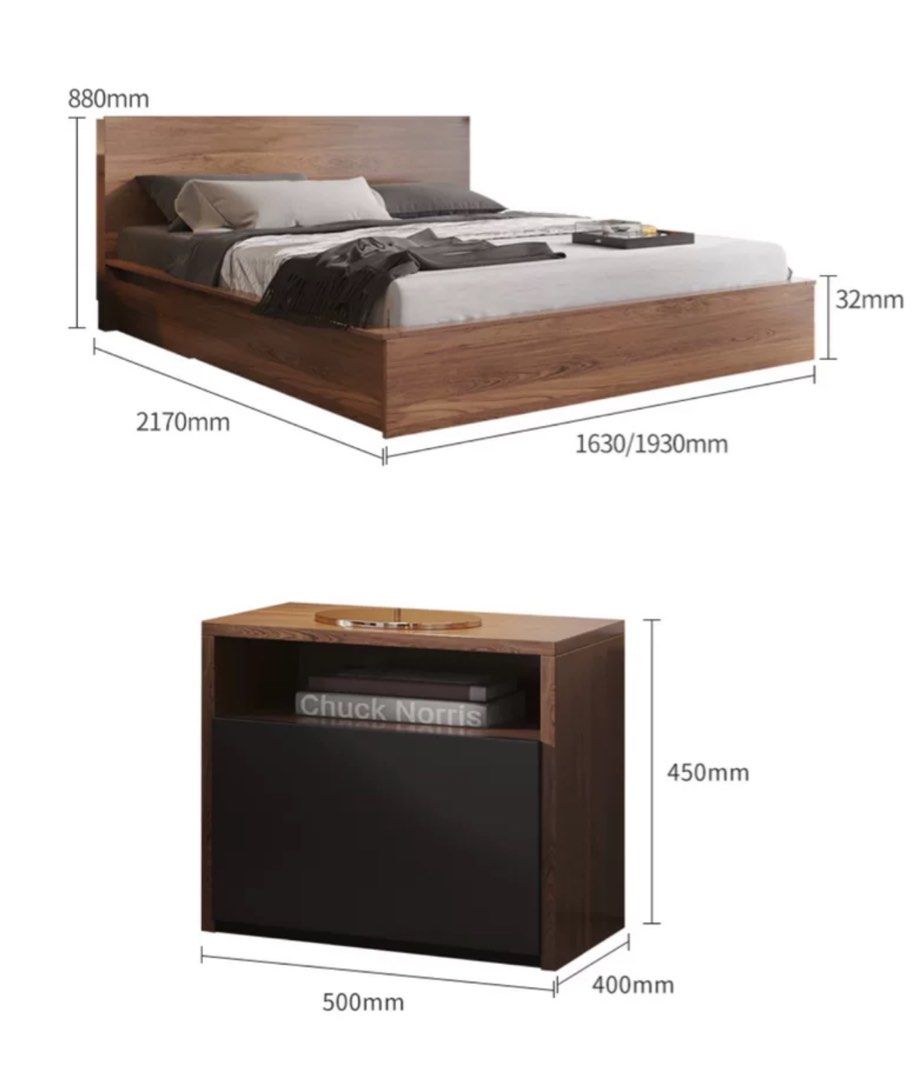 ZAC Japandi Storage Bedframe