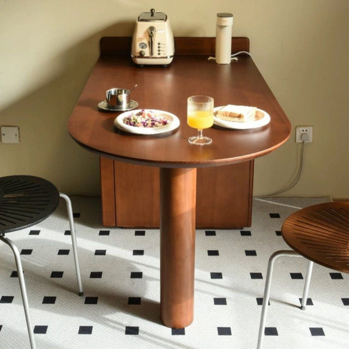 FONSECA Modern Walnut Island Dining Table