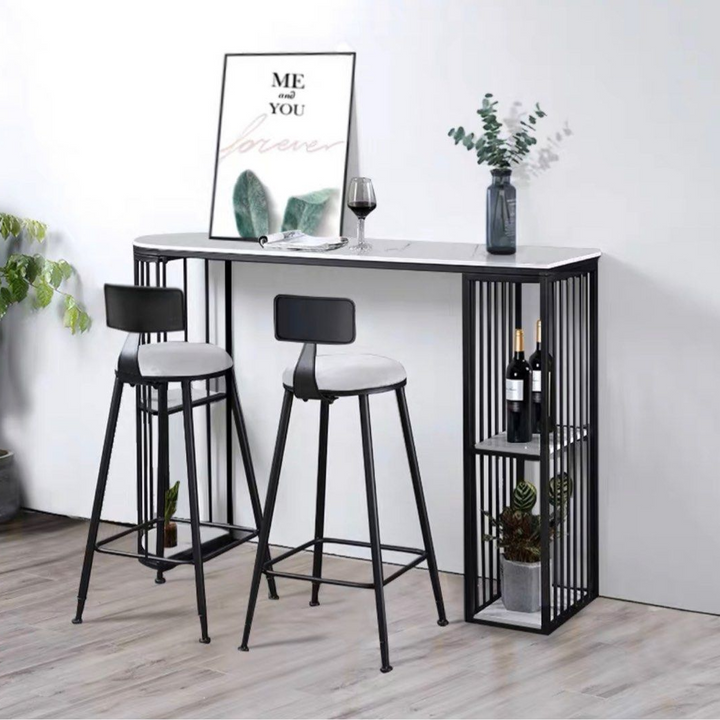 MYSKEL Modern Bar Table & Stools