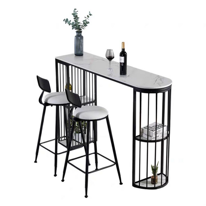 MYSKEL Modern Bar Table & Stools