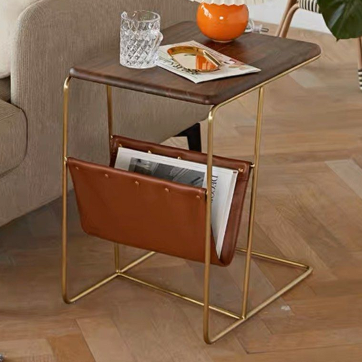 ALLAN Luxury Magazine Holder End Table