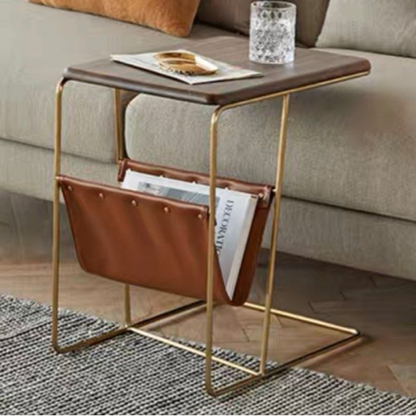 ALLAN Luxury Magazine Holder End Table
