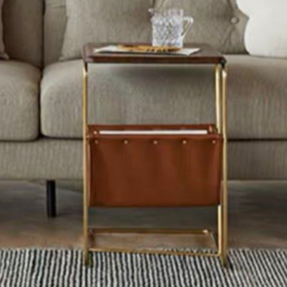 ALLAN Luxury Magazine Holder End Table