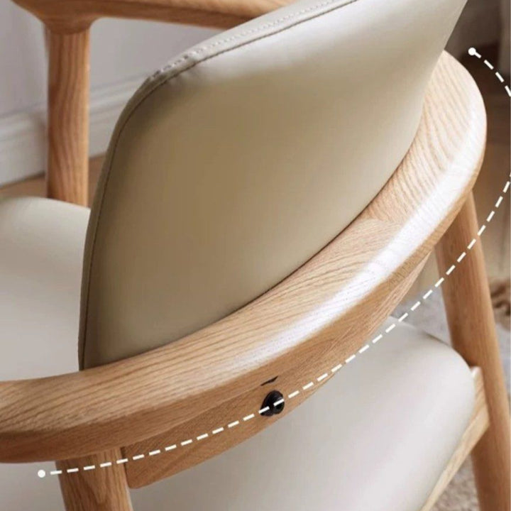 ALLER Modern Solid Wood Dining Chair
