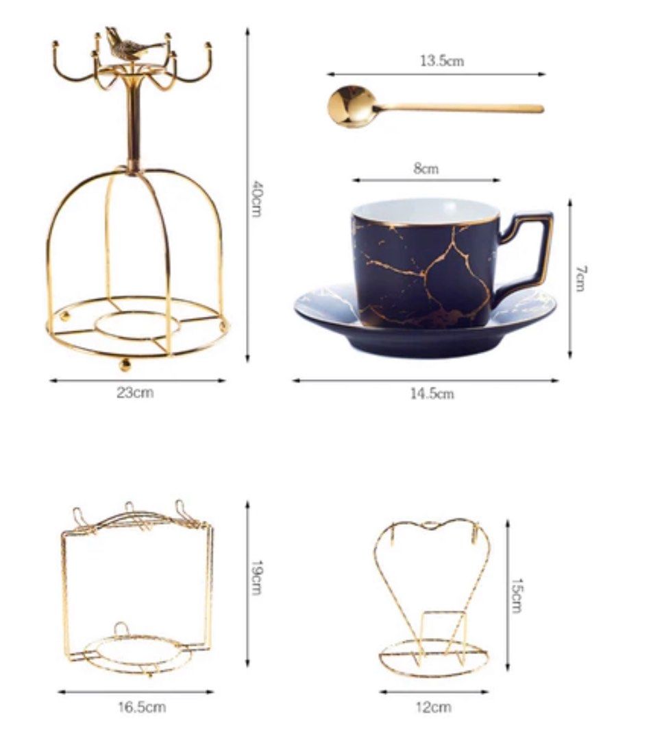 ZECRE Porcelain Tea Set - Radical Homes Singapore