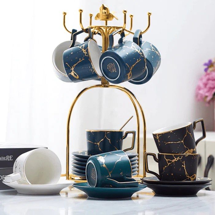 ZECRE Porcelain Tea Set - Radical Homes Singapore
